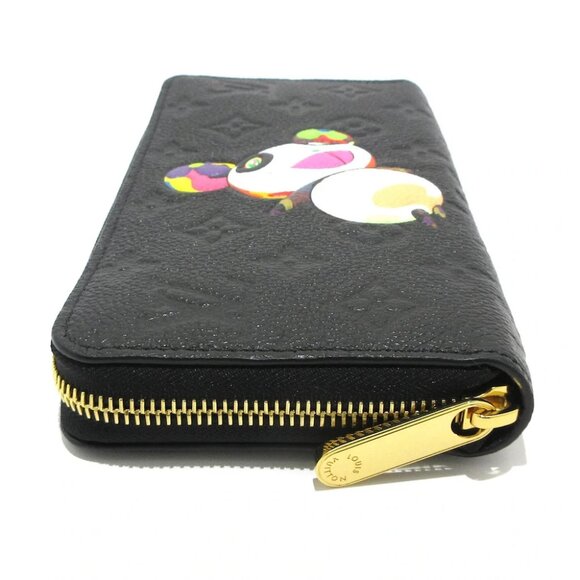 Auth LOUIS VUITTON LV x TM Zippy Wallet M14160 Noir Monogram Panda - Long Wallet - Picture 9 of 12